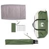 vidaXL Bike Storage Tent with Roof Green 256 x 222 x 182 cm