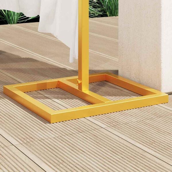 vidaXL Wedding Arch Gold 338 x 35 x 300 cm Steel