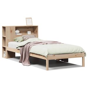 vidaXL Bookcase Bed without Mattress 90x200 cm Solid Wood Pine