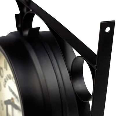 vidaXL Two-sided Wall Clock 20 cm