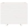 vidaXL Garden Planter White 60x60x49.5 cm Solid Wood Pine
