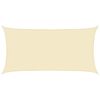 vidaXL Sunshade Sail 160 g/m&sup2; Cream 4x7 m HDPE