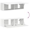 vidaXL TV Wall Cabinet Set Wall-mounted 6 pcs White
