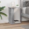 vidaXL End Table Concrete Grey 35 x 25 x 50 cm Engineered Wood