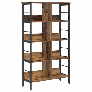 vidaXL Bookshelf Old Wood 82 x 32 x 144.5 cm Engineered Wood