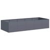 vidaXL Planter Anthracite 200x80x40 cm Steel