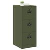 vidaXL File Cabinet Olive Green 44 x 50 x 106.5 cm Cold-Rolled Steel