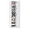 vidaXL Slim Storage Cabinet White 50x42.5x225 cm Engineered Wood