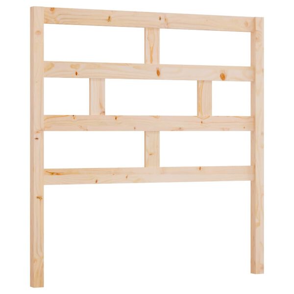 vidaXL Bed Headboard 96x4x100 cm Solid Wood Pine