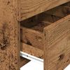 vidaXL Bedside Cabinets 2 pcs with 2 Drawers Old Wood 40x36.5x62 cm