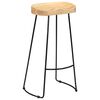 vidaXL Gavin Bar Stools 2 pcs Solid Mango Wood