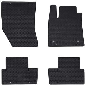 vidaXL Car Mat 4 pcs Black suitable for Renault MEGANE TPE