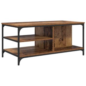 vidaXL Coffee Table Old Wood 100 x 50 x 45 cm Engineered Wood