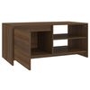 vidaXL Coffee Table Brown Oak 102x50x45 cm Engineered Wood