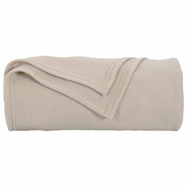 vidaXL Throw Blankets 24 pcs Beige 200 x 150 cm Fleece