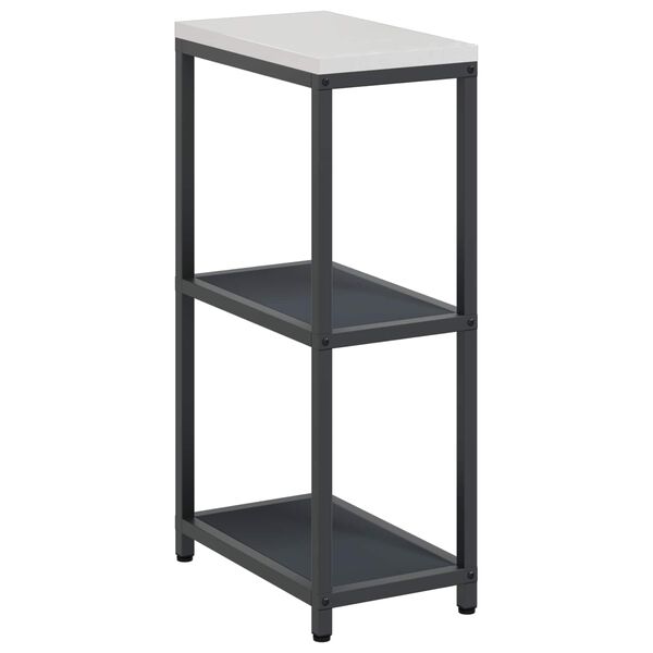 vidaXL Kitchen Storage with Shelf Anthracite 30 x 50 x 92 cm Steel