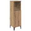 vidaXL Bathroom Furniture Set 3 pcs Artisan Oak Engineered wood