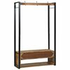 vidaXL Clothes Rack Brown 110 x 40 x 185 cm Solid Mango wood