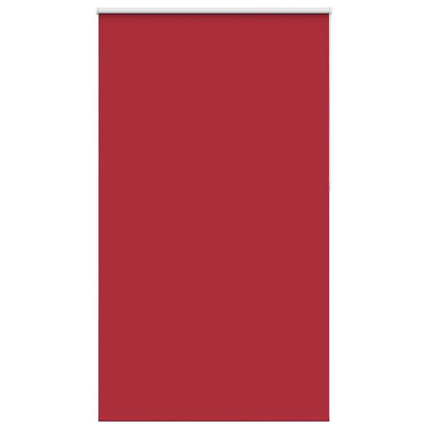 vidaXL Roller Blind Blackout Red 120x230 cm Fabric Width 116.6 cm Polyester