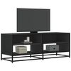 vidaXL TV Cabinet Black 120.5x40x46 cm Engineered Wood and Metal
