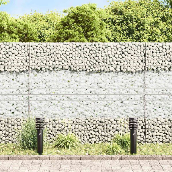 vidaXL Garden Stones White 12 cm Glass