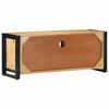 vidaXL TV Cabinet 100x30x40 cm Solid Rough Wood Mango