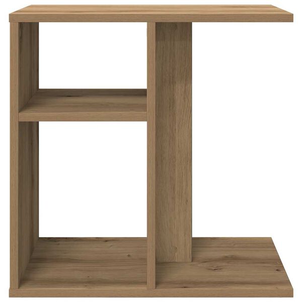 vidaXL Side Table Artisan Oak 50x30x50 cm Engineered Wood