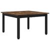 vidaXL Coffee Table Smoke Oak 60 x 60 x 36 cm Engineered Wood