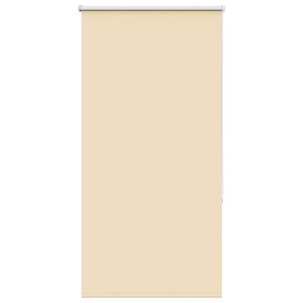 vidaXL Roller Blind Blackout Beige 85x175 cm Fabric Width 80.7 cm Polyester