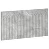 vidaXL Wall-Mounted Headboard ALKMAAR Concrete Grey Engineered Wood