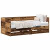 vidaXL Daybed with Headboard Old Wood 90 x 200 cm Engineered Wood