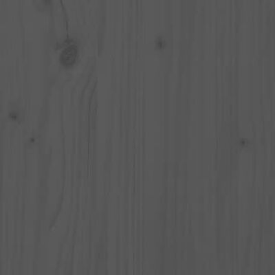 vidaXL Toilet Rack Grey 63.5x32x179 cm Solid Wood Pine