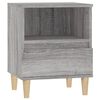 vidaXL Bedside Cabinets 2 pcs Grey Sonoma 40x35x50 cm