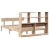 vidaXL Bookcase Bed without Mattress 140x200 cm Solid Wood Pine