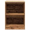 vidaXL Garage Storage Cabinet Old Wood 60x51x85 cm Solid Wood Pine