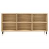 vidaXL TV Cabinet Sonoma Oak 103.5x30x50 cm Engineered Wood