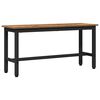 vidaXL Dining Bench 2 pcs Old Wood 100 x 32.5 x 48.5 cm