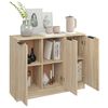 vidaXL Sideboard Sonoma Oak 90.5x30x70 cm Engineered Wood