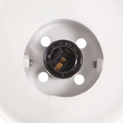 vidaXL Industrial Wall Lamp White 45x25 cm E27