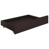 vidaXL Bed Frame without Mattress Dark Brown 180x200 cm Super King Solid Wood