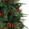 vidaXL Artificial Hinged Christmas Tree Green 150 cm PE and PVC
