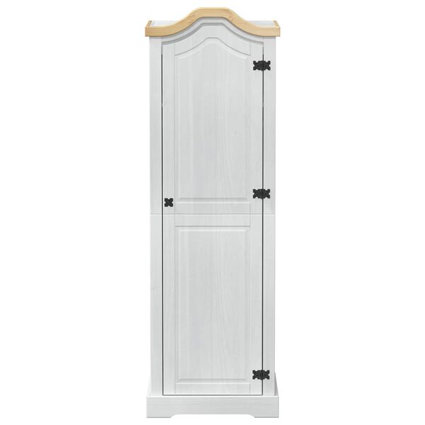 vidaXL Wardrobes with Shelf White 55 x 52 x 170 cm Solid Pine Wood