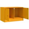 vidaXL TV Cabinet Mustard Yellow 67x39x44 cm Steel