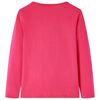 Kids' T-shirt with Long Sleeves Bright Pink 116