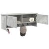 vidaXL Wall-Mounted Coat Rack with Shelf Concrete Grey 80 x 20 x 30 cm