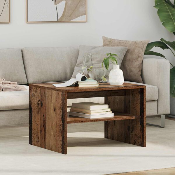 vidaXL Coffee Table Old Wood 60 x 50 x 40 cm Engineered Wood