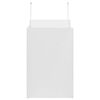 vidaXL Paper Bags 250 pcs with Handles White 26x17x25 cm