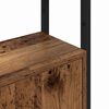 vidaXL Book Cabinet Old Wood 40 x 24 x 161 cm Engineered Wood