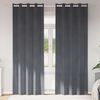 vidaXL Blackout Curtains 2 pcs Light Grey 140 x 225 cm Velvet
