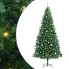 vidaXL Artificial Christmas Tree with 300 LEDs with Stand Green 300 cm